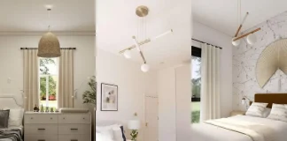 10 Ide Lampu Gantung Kamar Tidur, Dari Futuristik hingga Etnik lampu gantung kamar tidur, lampu gantung estetik, lampu gantung minimalis kamar, dekorasi kamar tidur, lampu tidur gantung