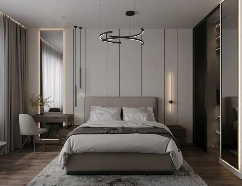 desain kamar tidur minimalis, kamar tidur elegan, warna kamar tidur, desain kamar minimalis