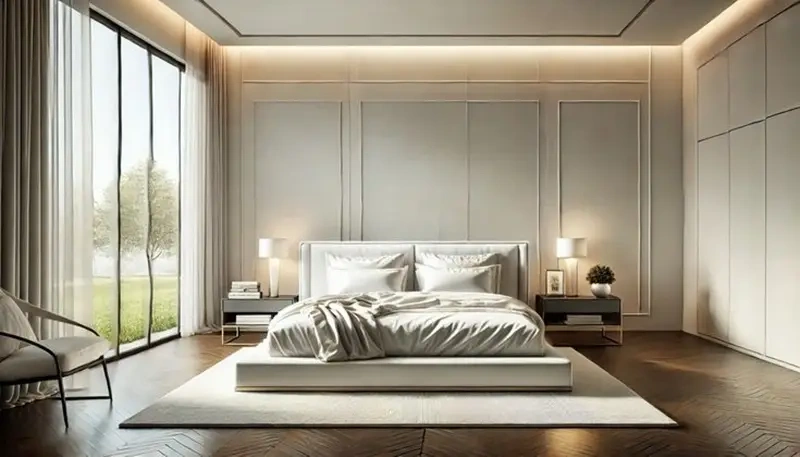 desain kamar tidur minimalis, kamar tidur elegan, warna kamar tidur, desain kamar minimalis