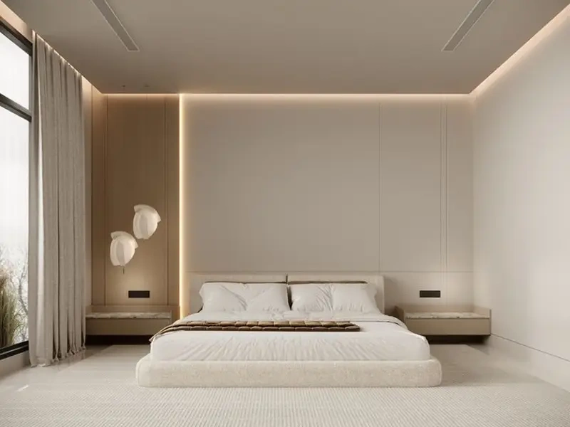 desain kamar tidur minimalis, kamar tidur elegan, warna kamar tidur, desain kamar minimalis